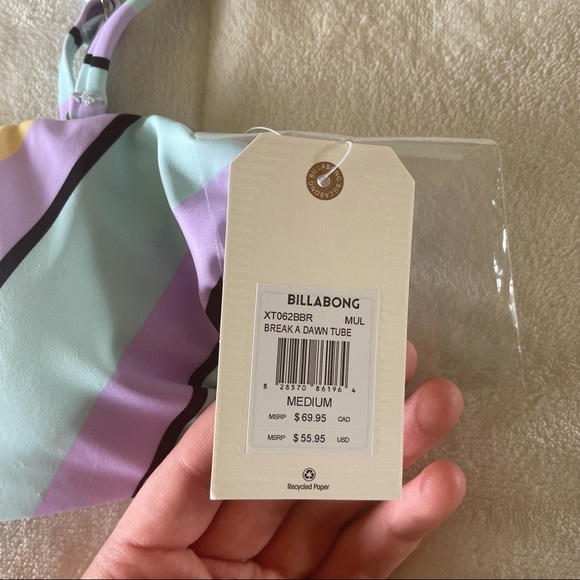 Billabong Break A Dawn Tube Bikini Top - Picture 12 of 13